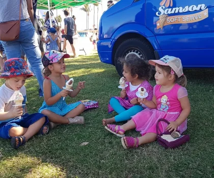 Enjoying Icecream Kids